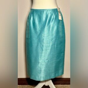 NWT Elegant Turquoise Blue Women's Skirt